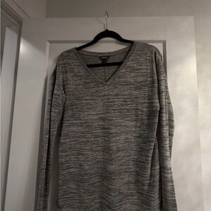 Roots Heather Gray V-Neck Sweater